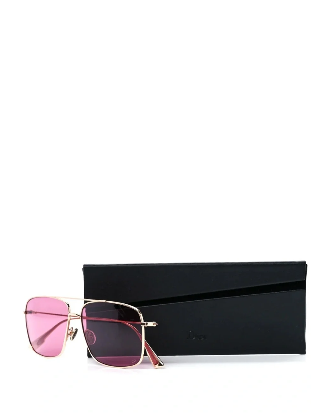 Christian Dior Stellaire Pink Lens Metal Frame Women's Sunglasses. Like new!
